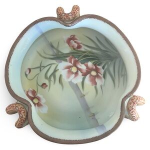 Nippon Porcelain Bowl with Moriage Detail Vintage 1910